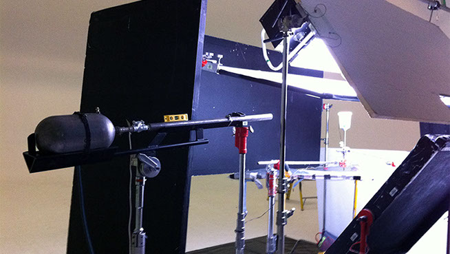 An Air Cannon being used with the Long Strike.