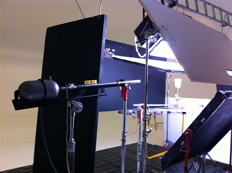 An Air Cannon being used with the Long Strike.