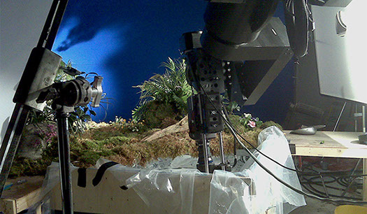 A Photron BC2 camera mounted on a cyclops.